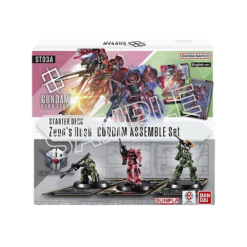 Gundam Card Game: Zeon's Rush - Starter Deck Assemble Set [ST03A] 