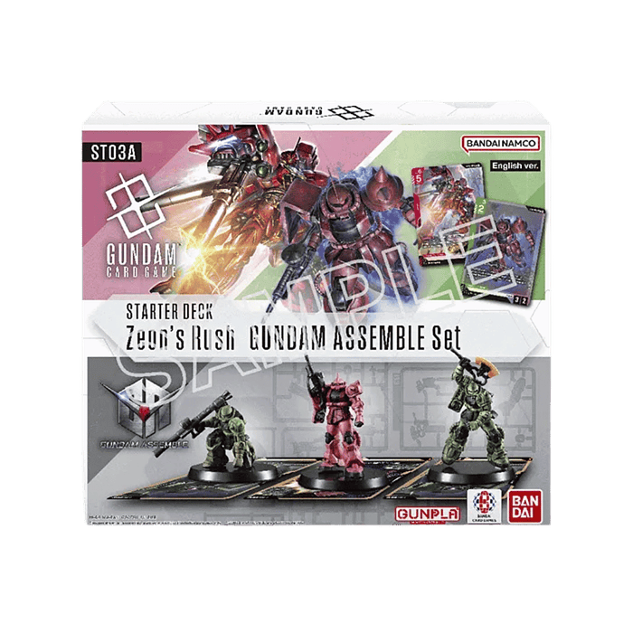 Gundam Card Game: Zeon's Rush - Starter Deck Assemble Set [ST03A] 