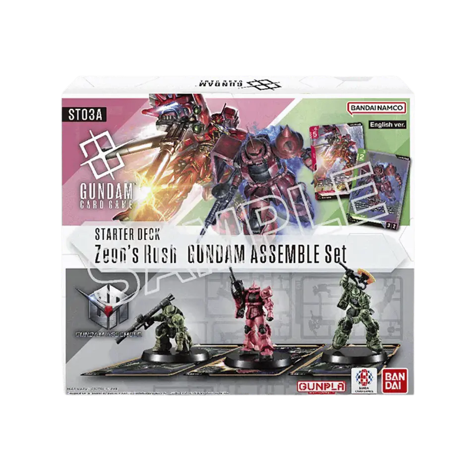 Gundam Card Game: Zeon's Rush - Starter Deck Assemble Set [ST03A]  1