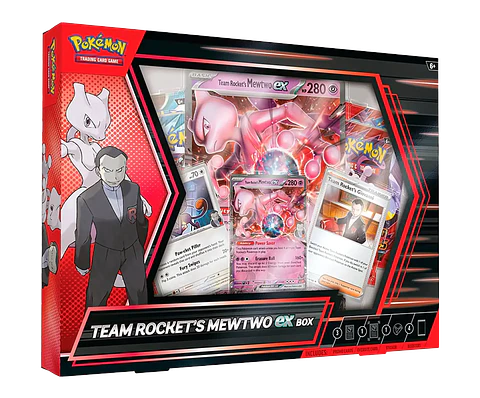 Team Rocket's Mewtwo ex Box (Inglés) 