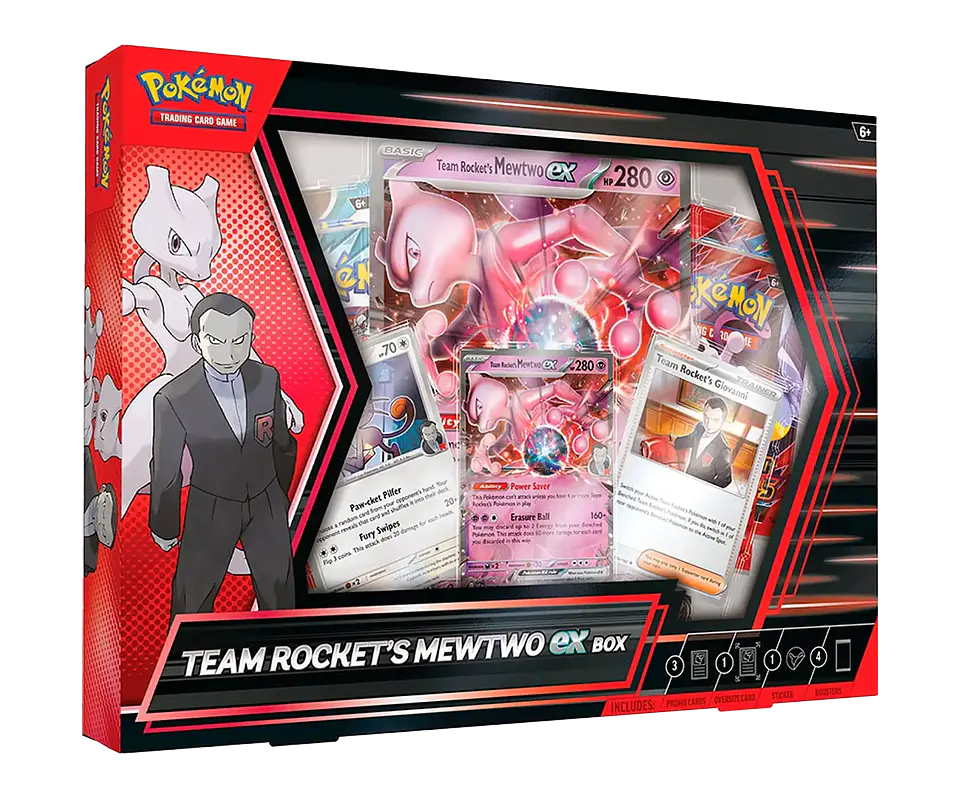 Team Rocket's Mewtwo ex Box (Inglés)  1