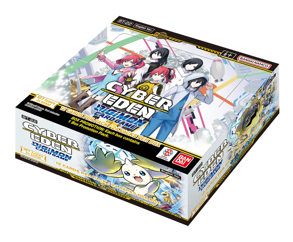 Caja de Sobres Digimon TCG: Cyber Eden (BT-22)  1