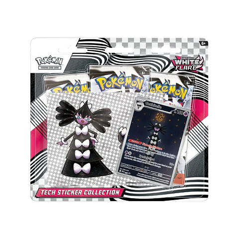 Scarlet & Violet - White Flare - Tech Sticker Collection (Inglés) 