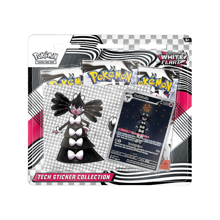 Scarlet & Violet - White Flare - Tech Sticker Collection (Inglés) 