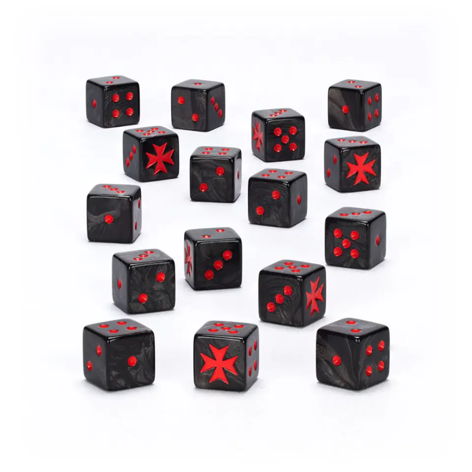 Set de Dados 40K: Black Templars  2
