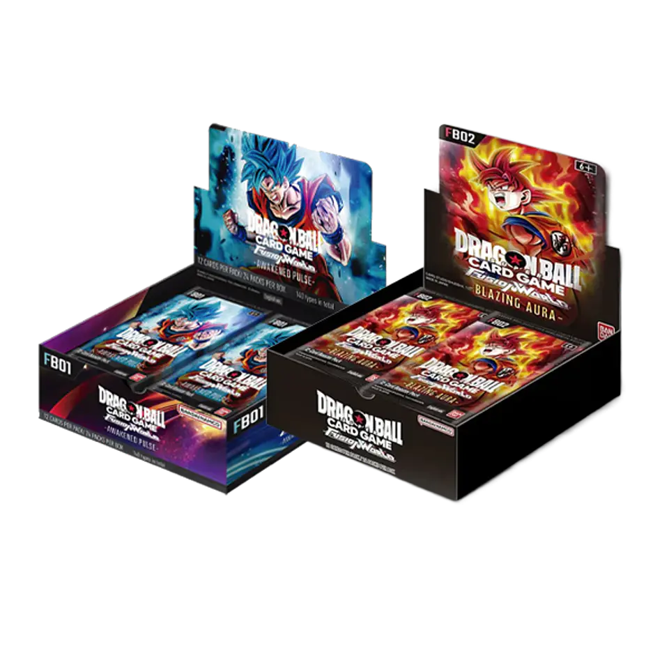 Caja de Sobres Dragon Ball Super FW: Awakened Pulse (FB01) + Blazing Aura (FB02) 1