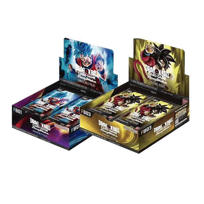 Caja de Sobres Dragon Ball Super FW: Awakened Pulse (FB01) + Raging Roar (FB03)