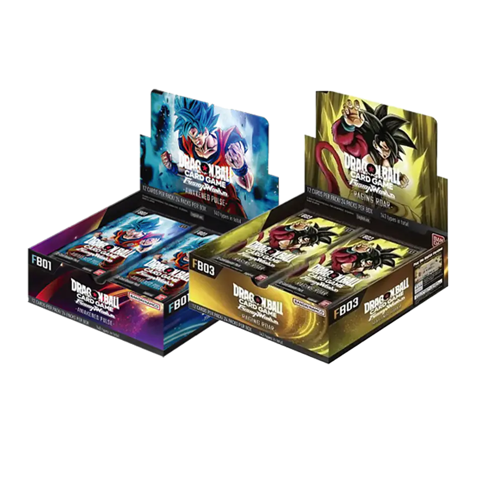 Caja de Sobres Dragon Ball Super FW: Awakened Pulse (FB01) + Raging Roar (FB03) 1