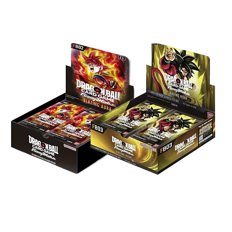 Caja de Sobres Dragon Ball Super FW: Blazing Aura (FB02) + Raging Roar (FB03)