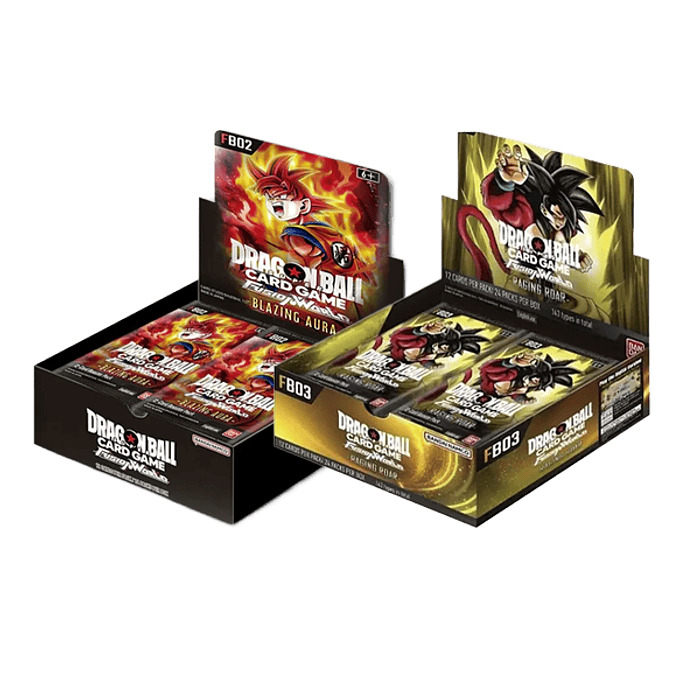 Caja de Sobres Dragon Ball Super FW: Blazing Aura (FB02) + Raging Roar (FB03)