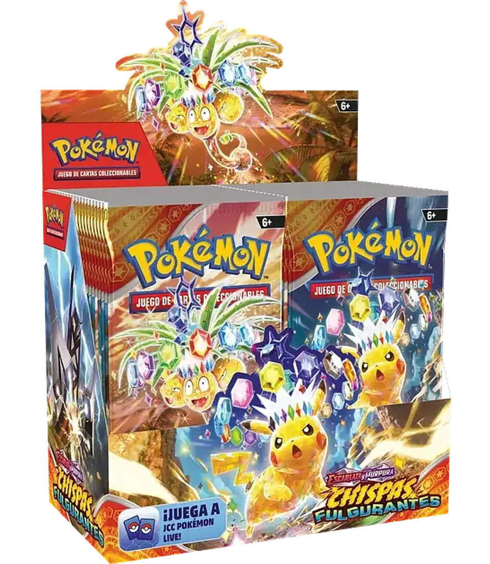 Caja de Sobres Scarlet & Violet - Surging Sparks (Inglés) 1