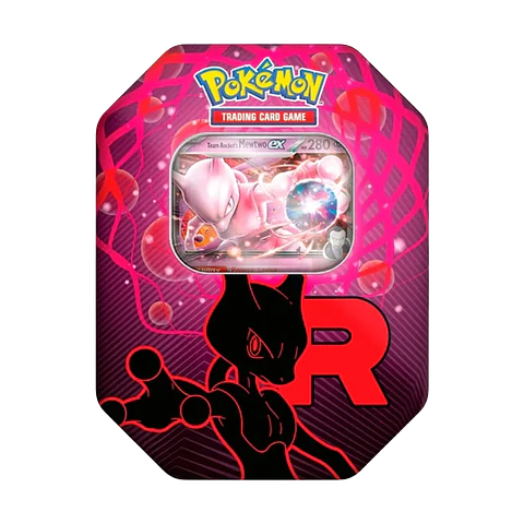 Team Rocket Tin Case (Mewtwo Ex)(Español)