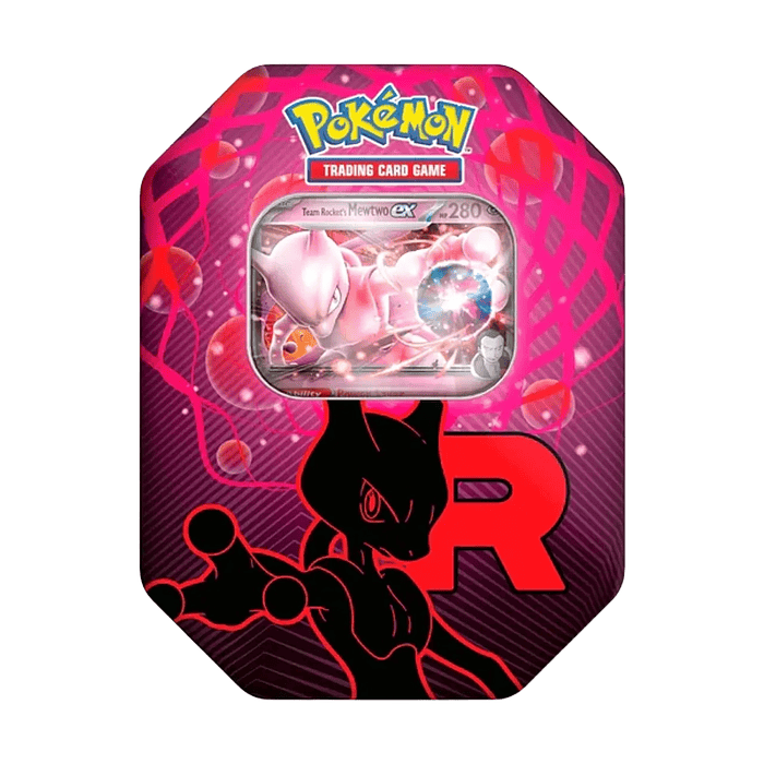 Team Rocket Tin Case (Mewtwo Ex)(Español)