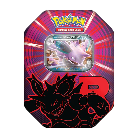 Team Rocket Tin Case (Nidoking Ex)(Español) 