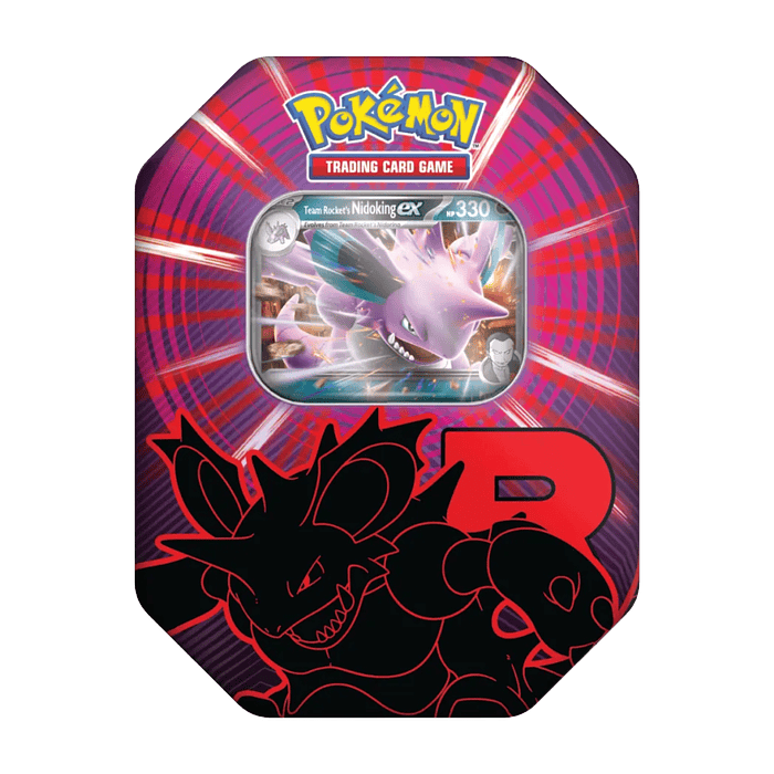 Team Rocket Tin Case (Nidoking Ex)(Español) 