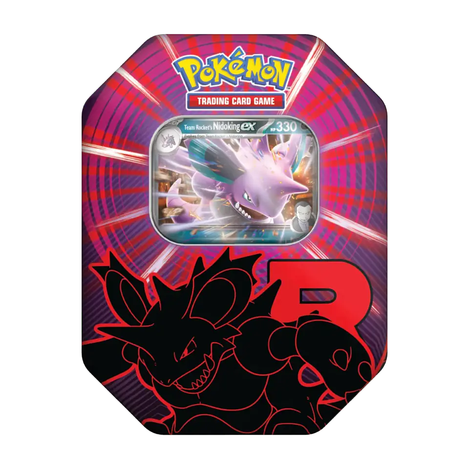 Team Rocket Tin Case (Nidoking Ex)(Español)  1