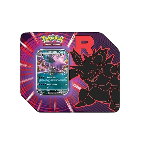 Team Rocket Tin Case (Nidoking Ex)(inglés)