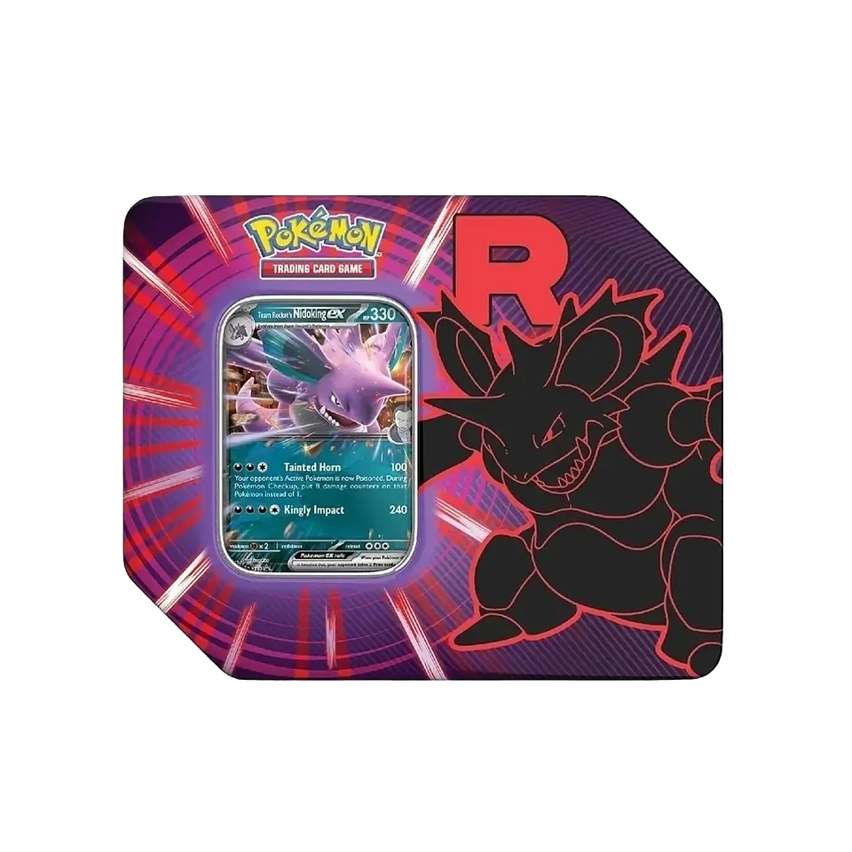 Team Rocket Tin Case (Nidoking Ex)(inglés) 1