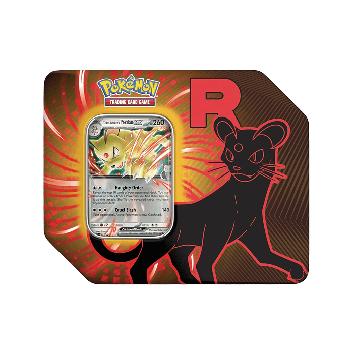Team Rocket Tin Case (Persian Ex)(inglés)