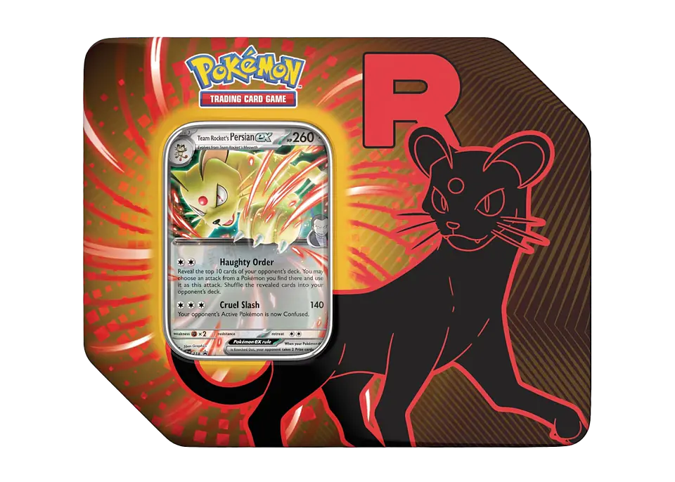 Team Rocket Tin Case (Persian Ex)(inglés) 1