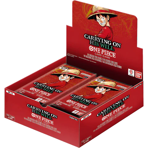 Caja de sobres One Piece TCG: Carrying on His Will (OP-13) 