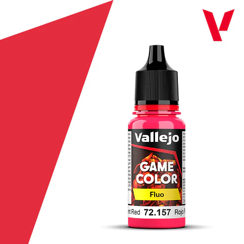 Game Color: Fluo-Fluorescent Red-Rojo Fluorecente 