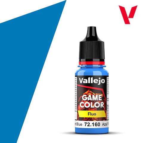 Game Color: Fluo- Fluorescent Blue- Azul Fluorecente 