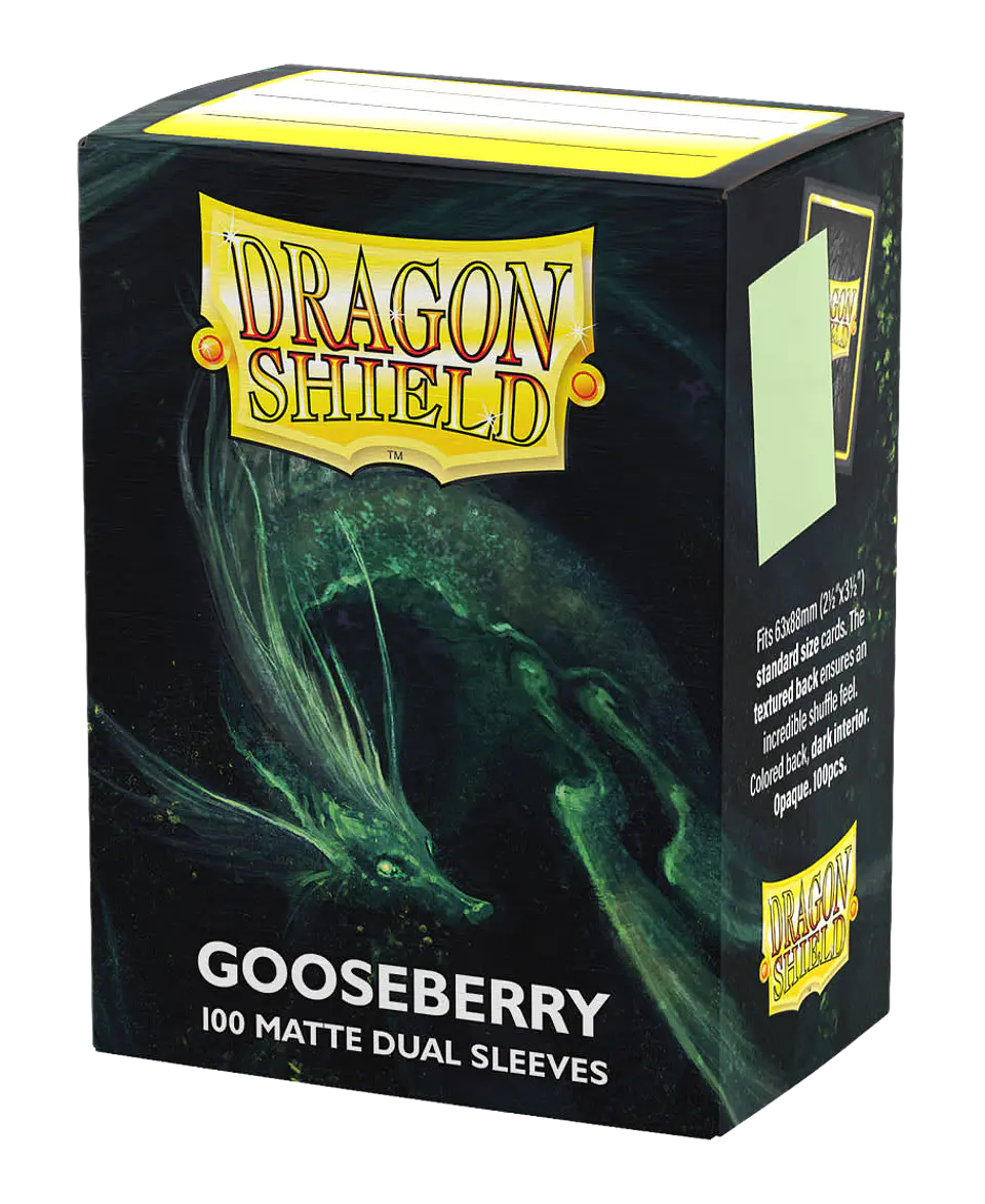 Protectores Dragon Shield Matte Dual - Gooseberry (x100)  1