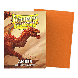 Protectores Dragon Shield Matte - Amber (x100) 