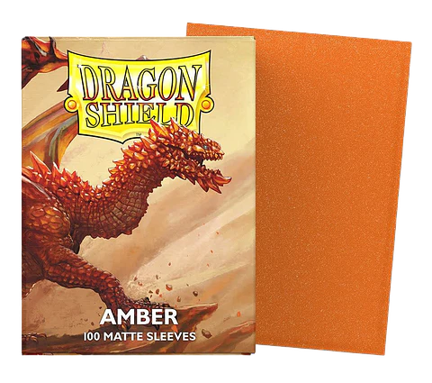 Protectores Dragon Shield Matte - Amber (x100) 