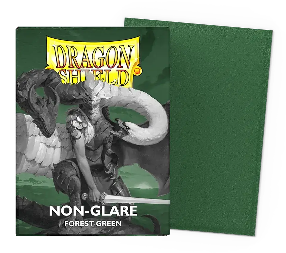 Protectores Dragon Shield Matte - Non-Glare Forest Green (x100)  1