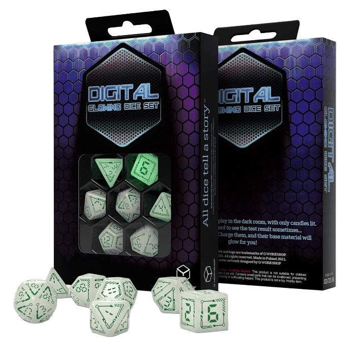 Set de Dados Digital Glowing 
