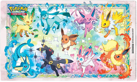 Pokemon Tcg: Prismatic Evolutions - Playmat Eeveelutions 