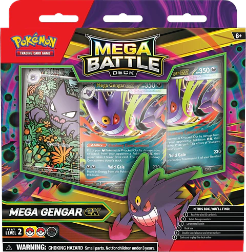 Pokemon TCG: Mega Battle Deck - Mega Gengar Ex 