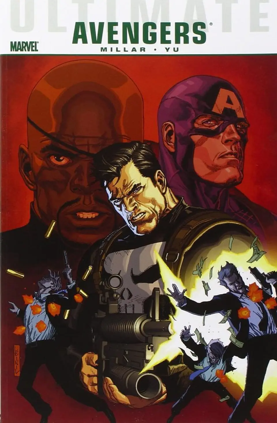 Ultimate Comics Avengers: Crime and Punishment (Detalle Tapa)  1