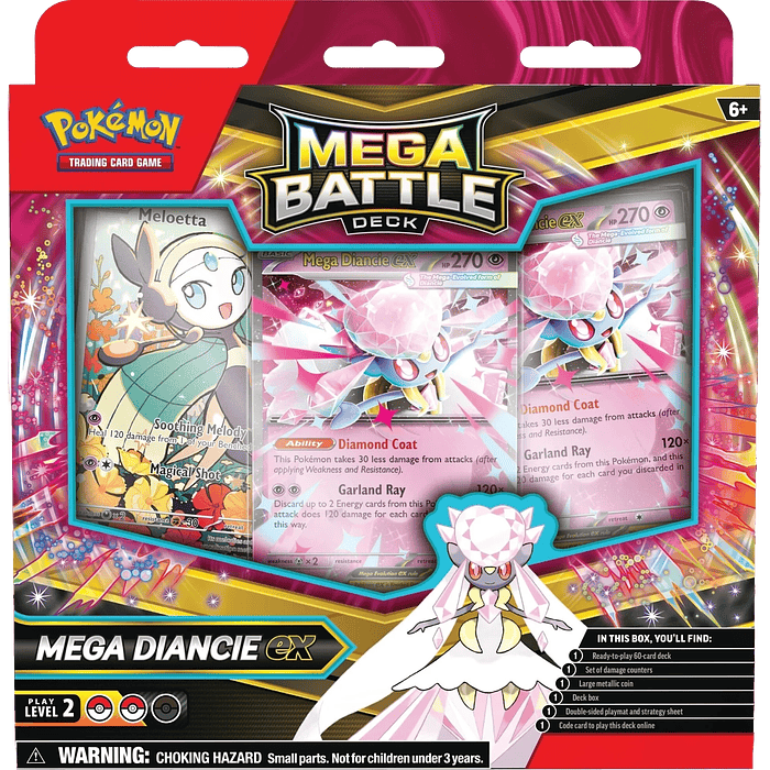 Pokemon TCG: Mega Battle Deck - Mega Diancie Ex (Español) 