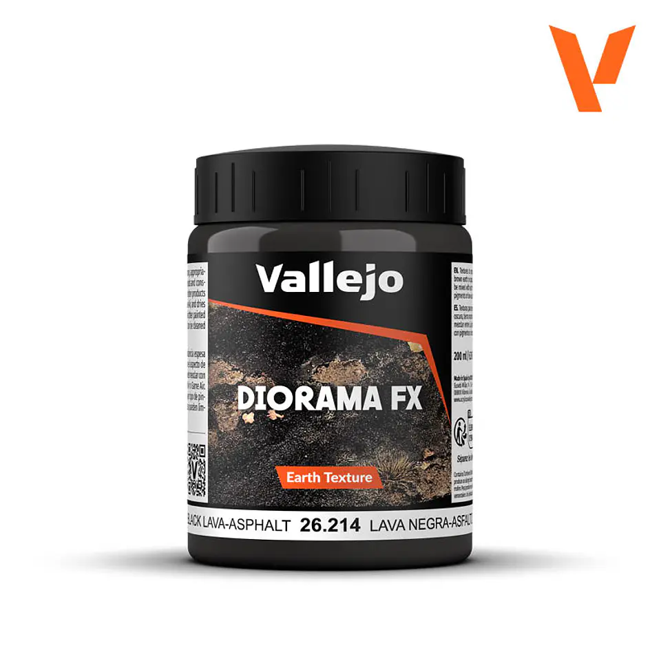 Diorama Effects: Textura de Tierra Lava Negra-Asfalto - Black Lava-Asphfalt  1