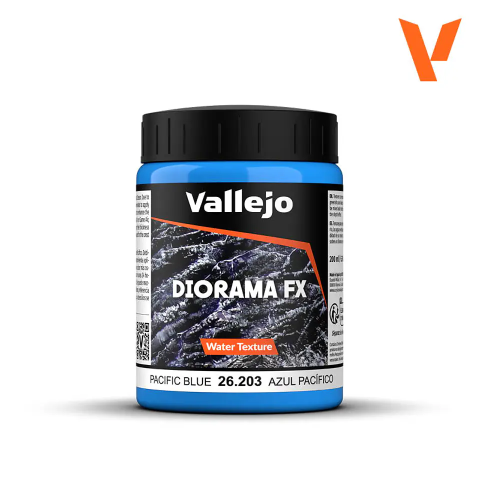 Diorama Effects: Textura de Agua Azul Pacífico - Pacific Blue  1