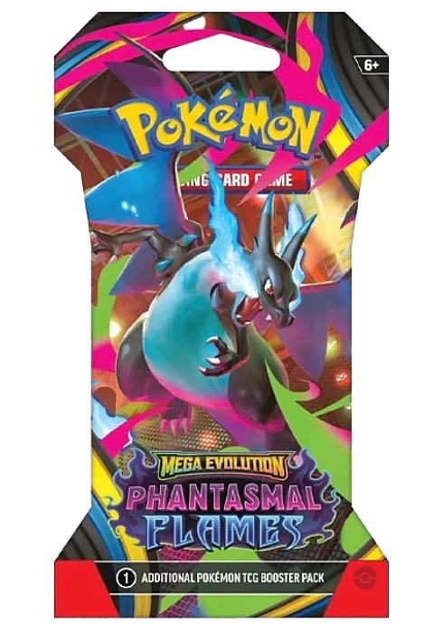 Sobre Sleeved Pokemon TCG: Mega Evolution 02 Phantasmal Flames 