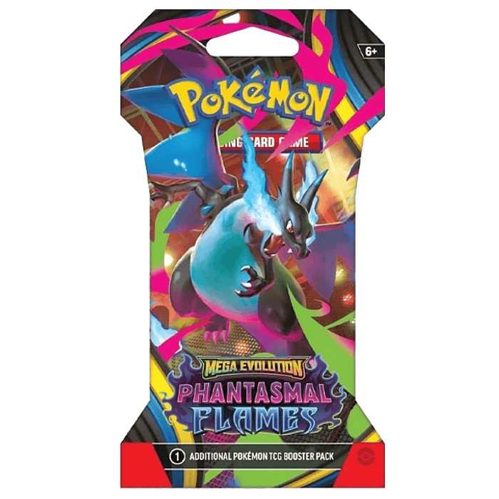 Sobre Sleeved Pokemon TCG: Mega Evolution 02 Phantasmal Flames 