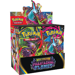 Caja de sobres Pokemon TCG: Mega Evolution 02 Phantasmal Flames (Inglés) 