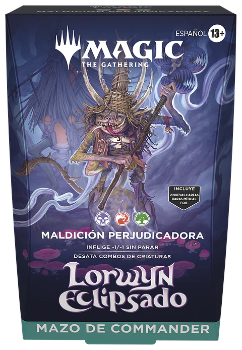 Mazo Commander Lorwyn Eclipsed - Blight Curse (Español) 