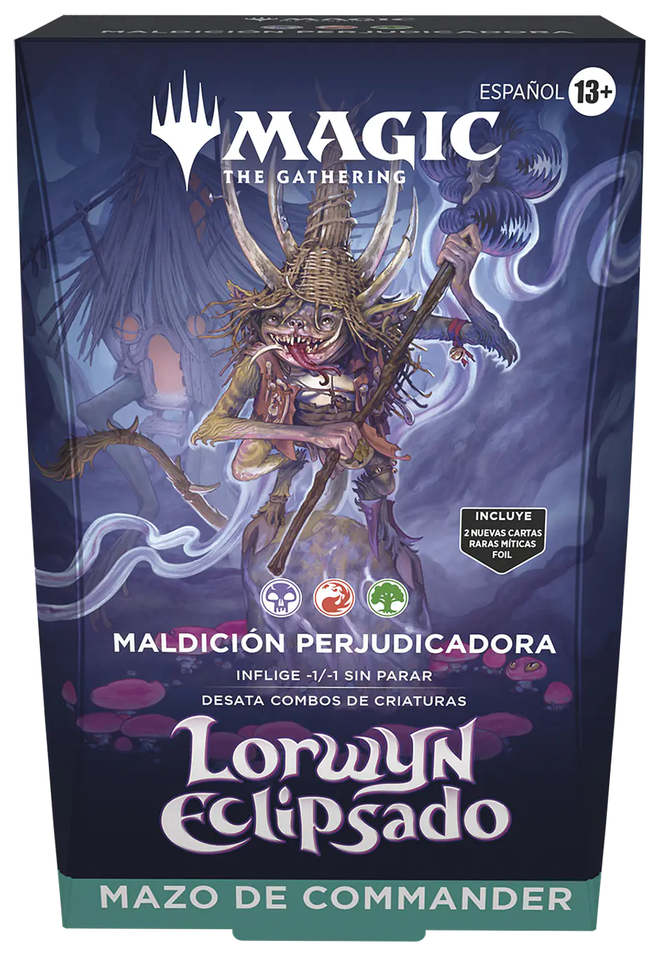 Mazo Commander Lorwyn Eclipsed - Blight Curse (Español)  1
