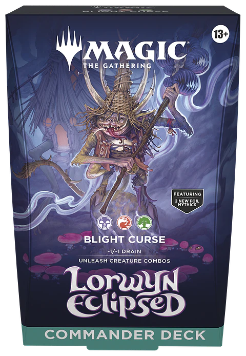 Mazo Commander Lorwyn Eclipsed - Blight Curse (Inglés) 