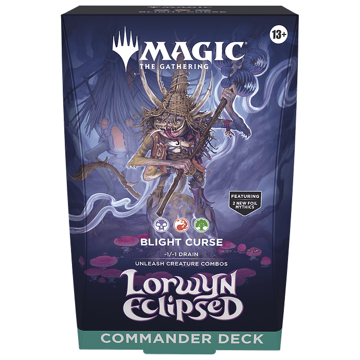 Mazo Commander Lorwyn Eclipsed - Blight Curse (Inglés) 