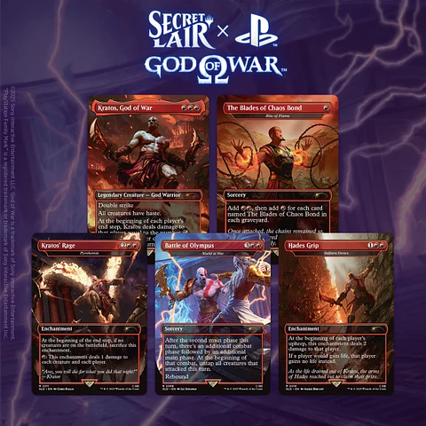 Secret Lair x God of War: Vengeance 