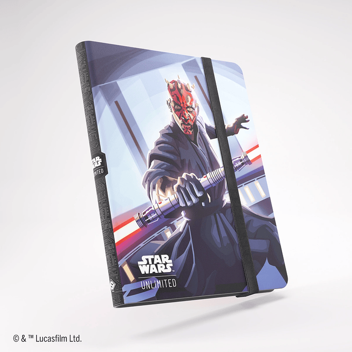 Carpeta Gamegenic Star Wars Unlimited 18 Bolsillos - Qui-Gon Jinn / Darth Maul  1