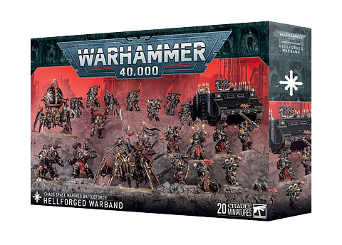 Chaos Space Marines Battleforce: Hellforged Warband 