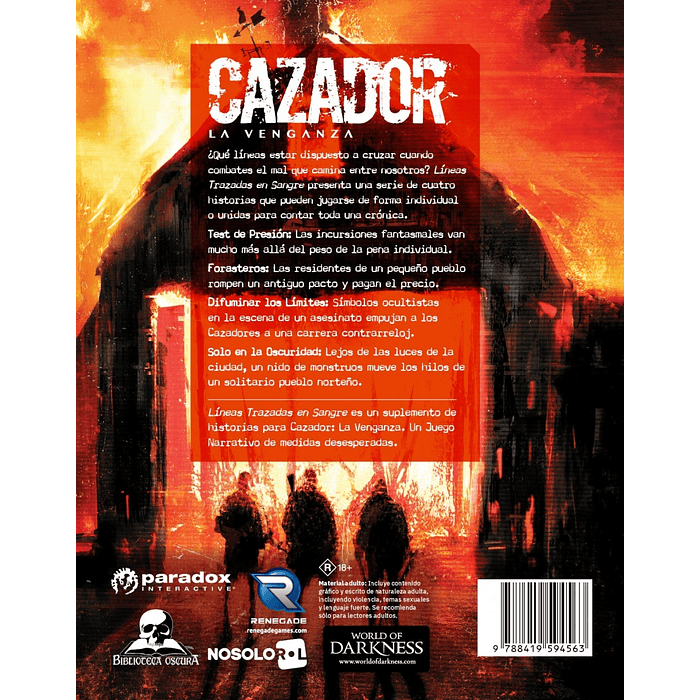 Cazador: La Venganza Lineas Trazadas de Sangre  2