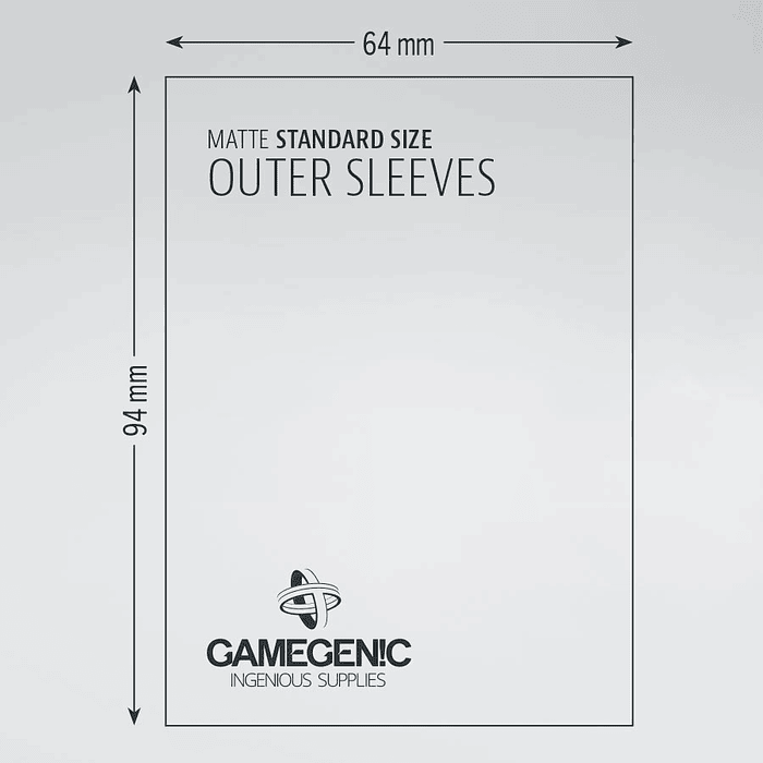 Protectores Gamegenic - Outer Sleeves Matte Standard Size (x50)  3